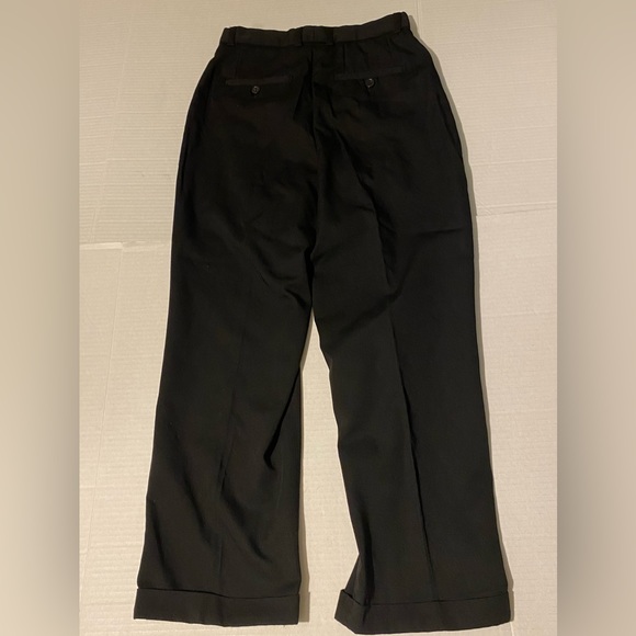 Claudio Nucci size 10 boys VTG black pleated front dress pants - Picture 2 of 8